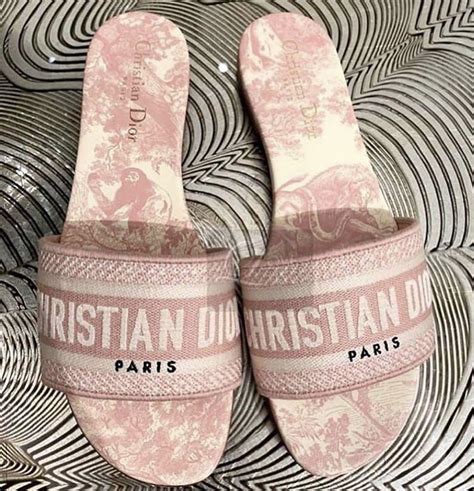 christiaan dior slippers|Christian Dior slippers for women.